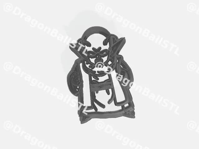 STL - Cortador de galletas Freezer de Dragon Ball render 3
