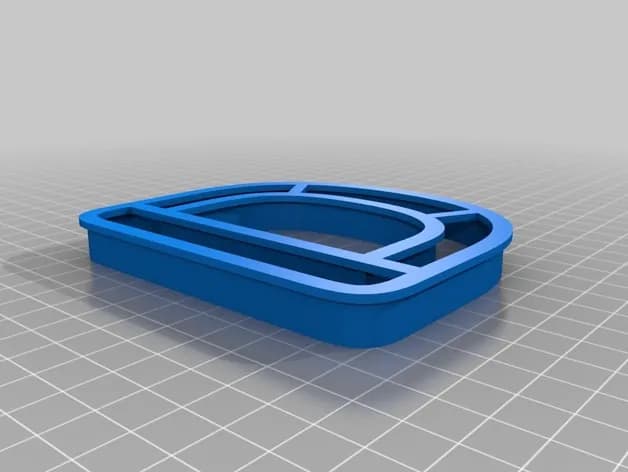 STL - Cortadores de galletas de letras del alfabeto render 4