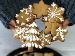 STL - Cortadores de Galletas Navideñas Corona render 5
