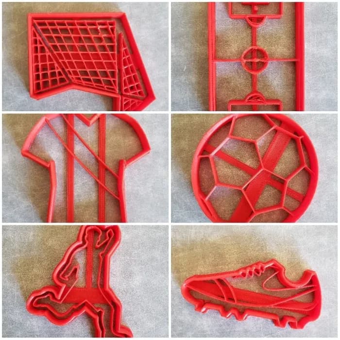 cortantes galletitas cookie cuuter futbol soccer