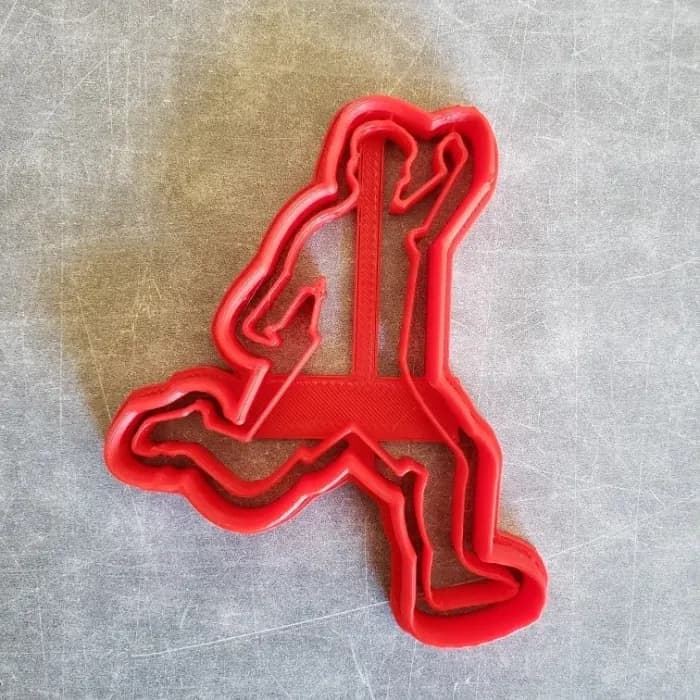STL - cortantes galletitas cookie cuuter futbol soccer render 3