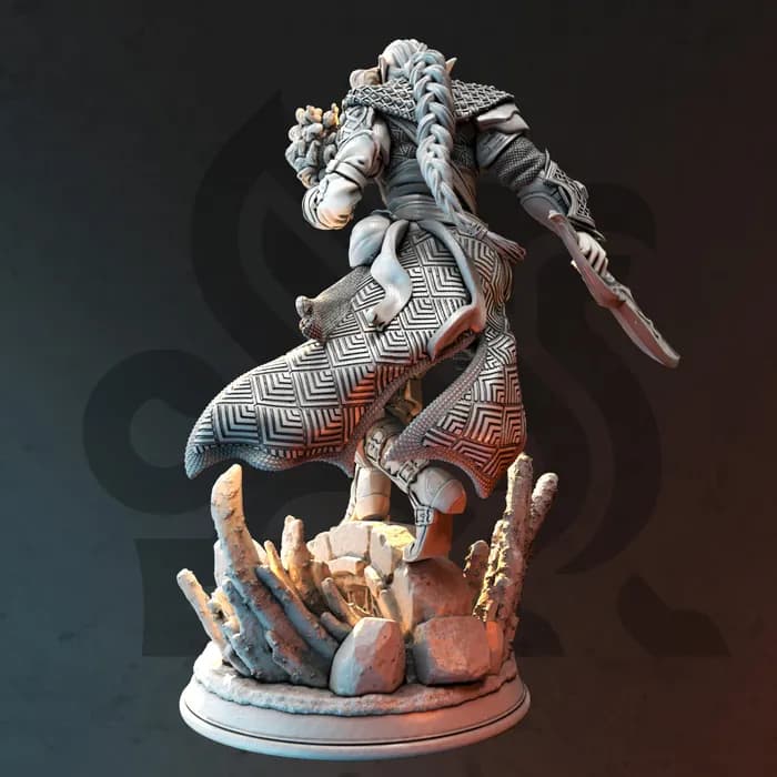 STL - Cuchillas Oscuras Embaucador Siniestro render 2