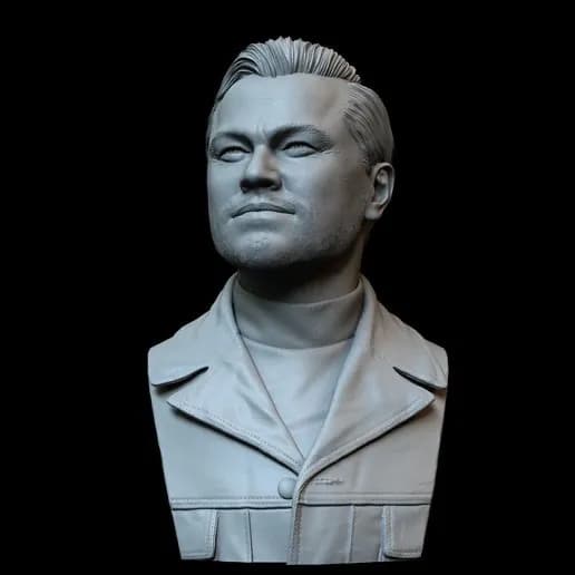 STL - cults leonardo dicaprio from once upon a time in hollywood render 1
