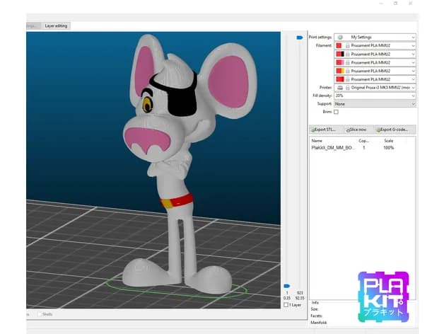 STL - danger mouse render 2