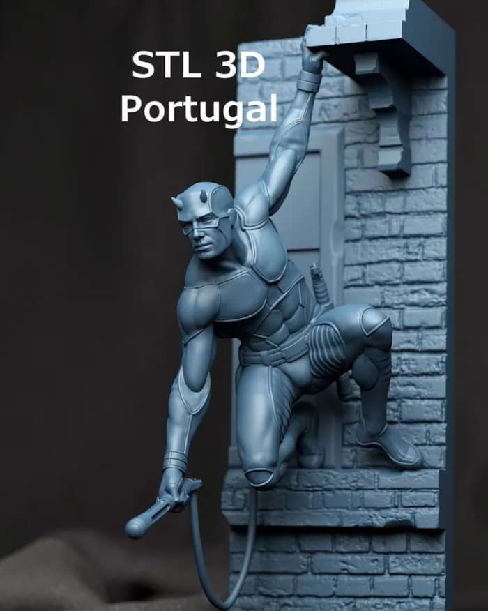 STL - daredevil 2 stl 3d portugal render 1
