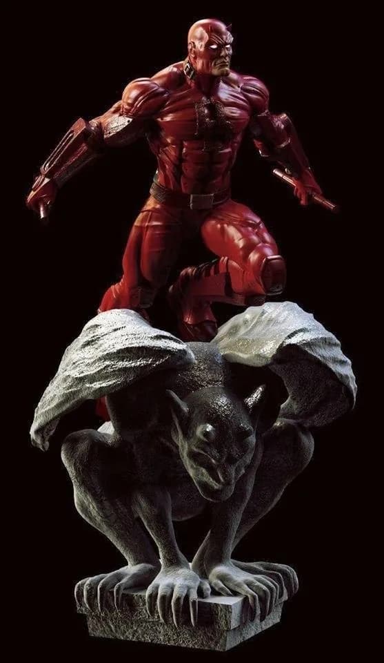 STL - daredevil + gargoyle stl render 1
