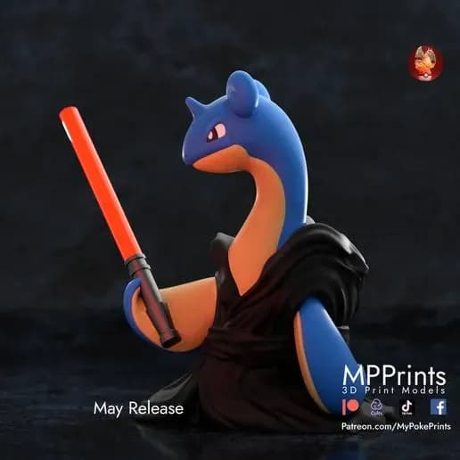 STL - darth lapras render 3