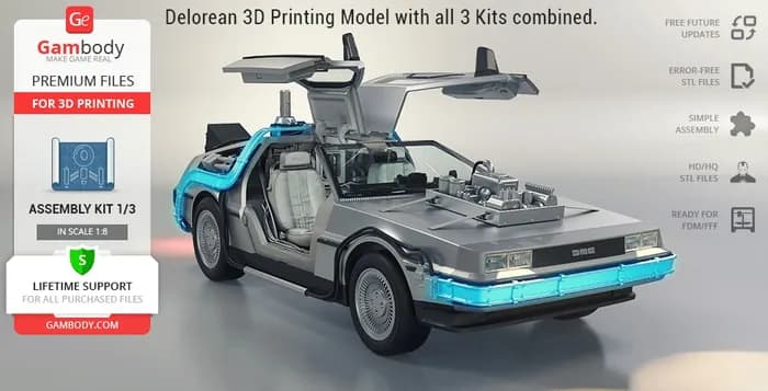 de volta para o futuro delorean gambody