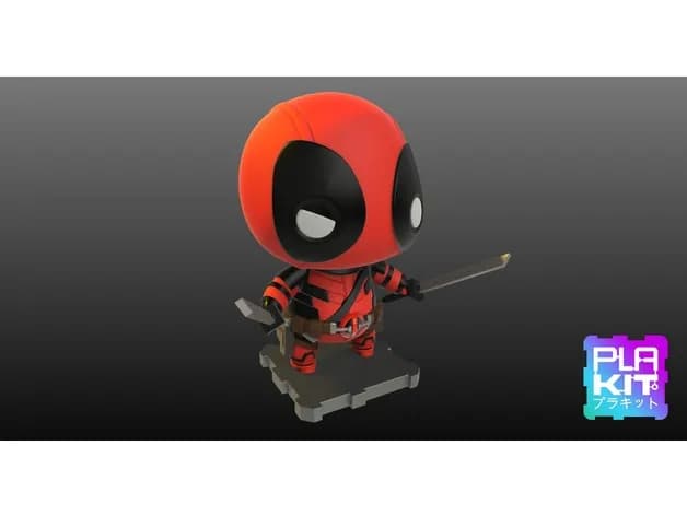 STL - deadpool 4 render 2