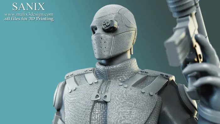 STL - deadshot render 4