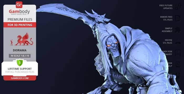 STL - death fdm render 4