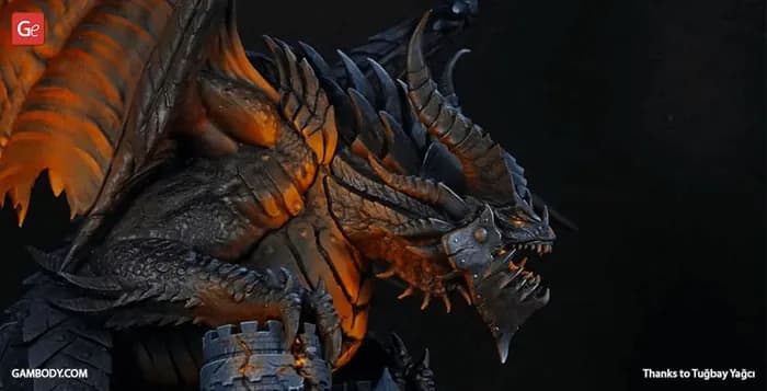 STL - deathwing wow render 2