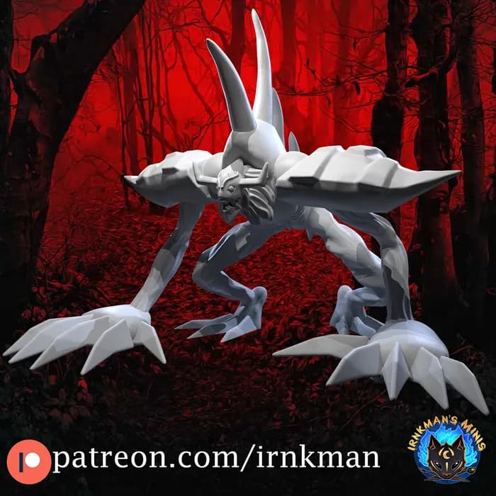 STL - diaboromon digiviolution line irnkman