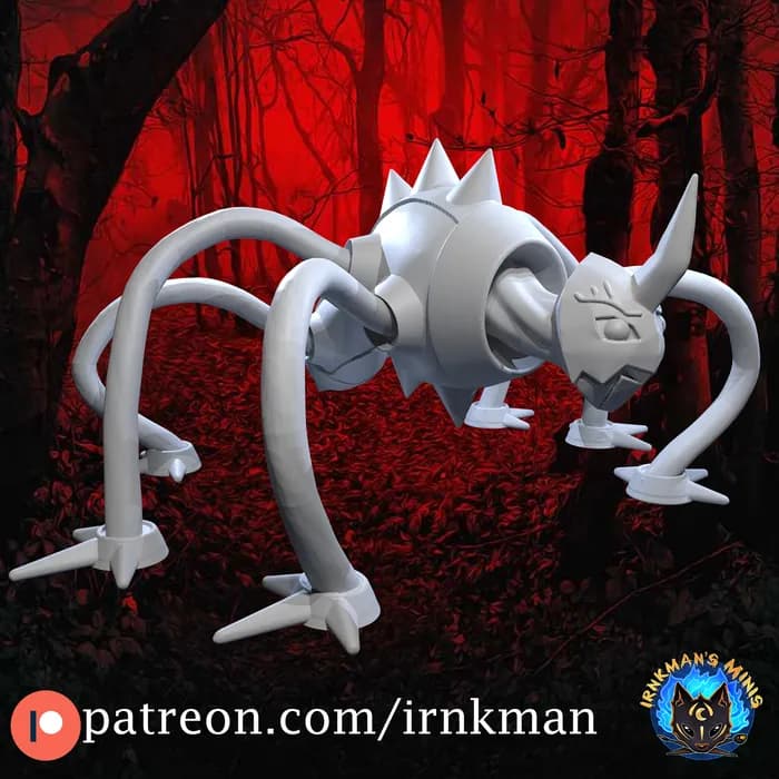 STL - diaboromon digiviolution line irnkman render 3