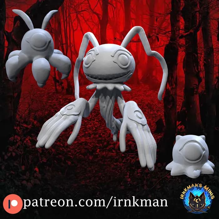 STL - diaboromon digiviolution line irnkman render 4