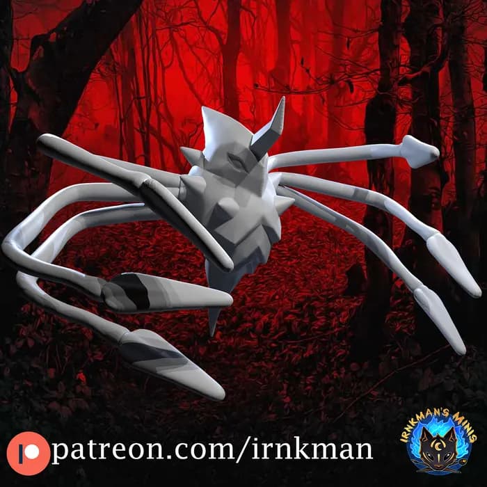 STL - diaboromon digiviolution line irnkman render 5