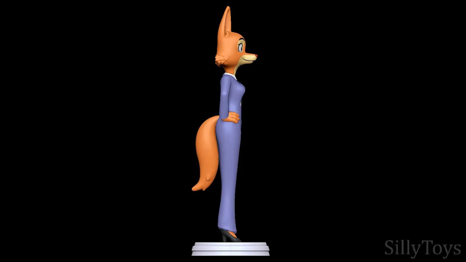 STL - Diane Foxington "The Bad Guys" render 3