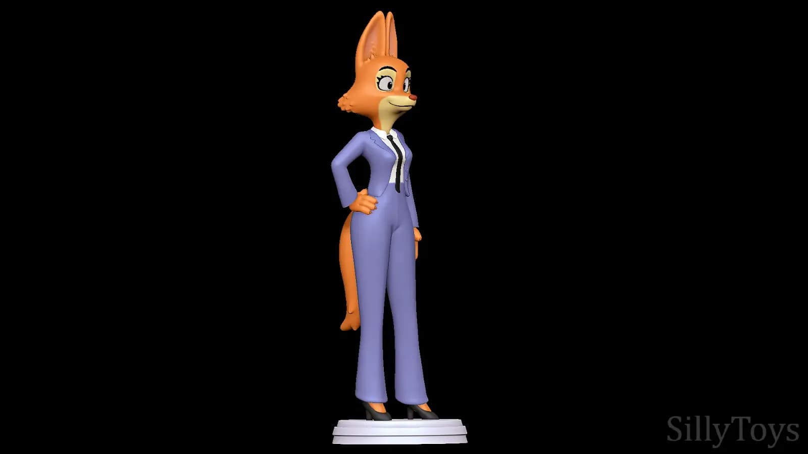 STL - Diane Foxington "The Bad Guys" render 4