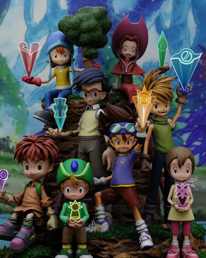 STL - digimondiorama render 2