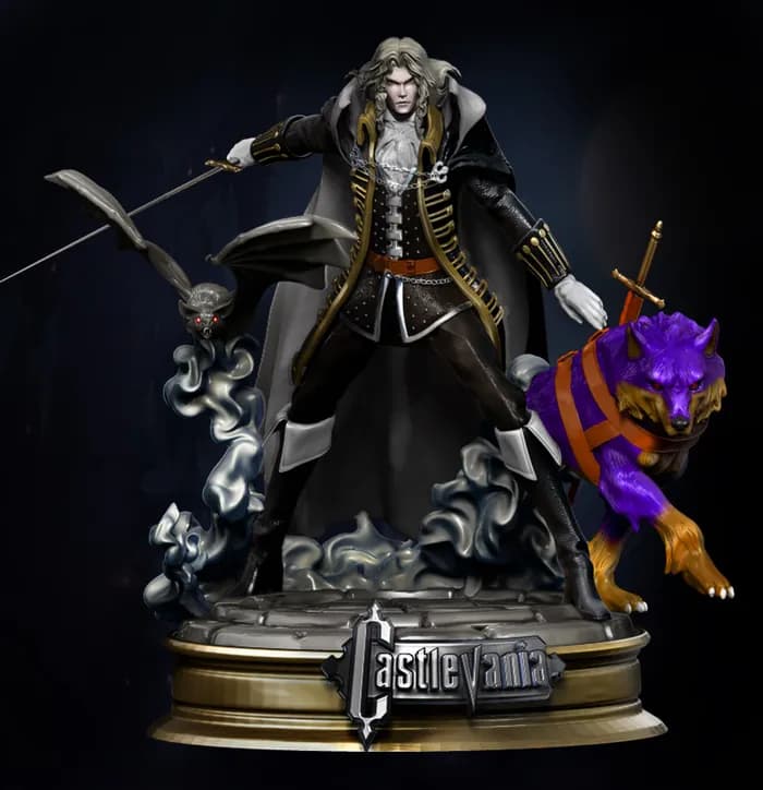 STL - Castlevania Simon Belmont Diorama