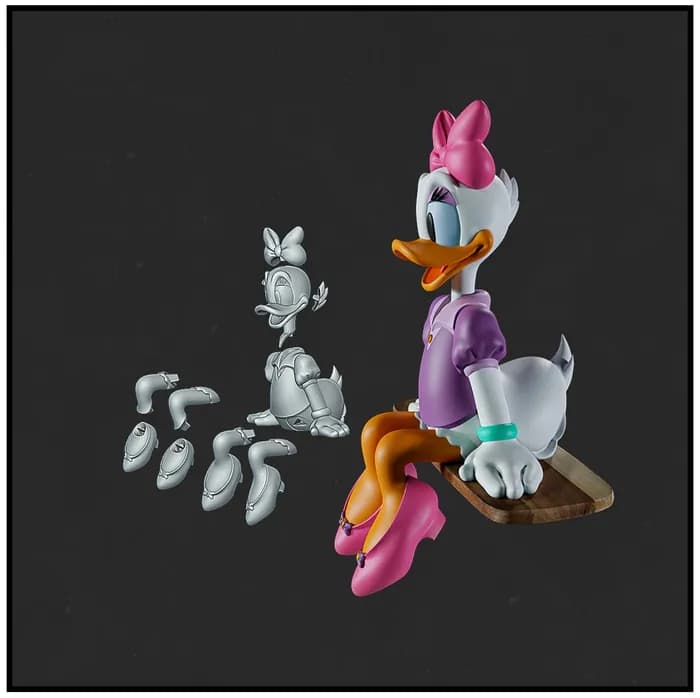STL - disney pateta, pato donald e margarida render 2