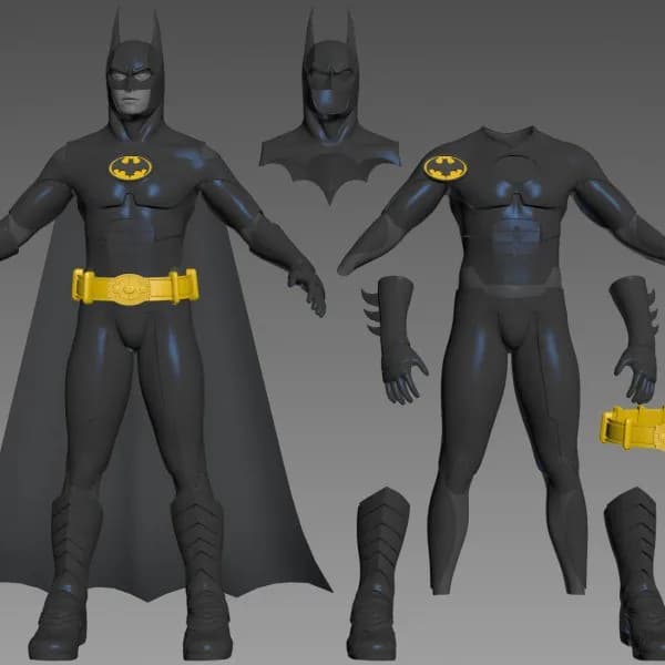 STL - do3d renb batman returns 3d print file pack render 1