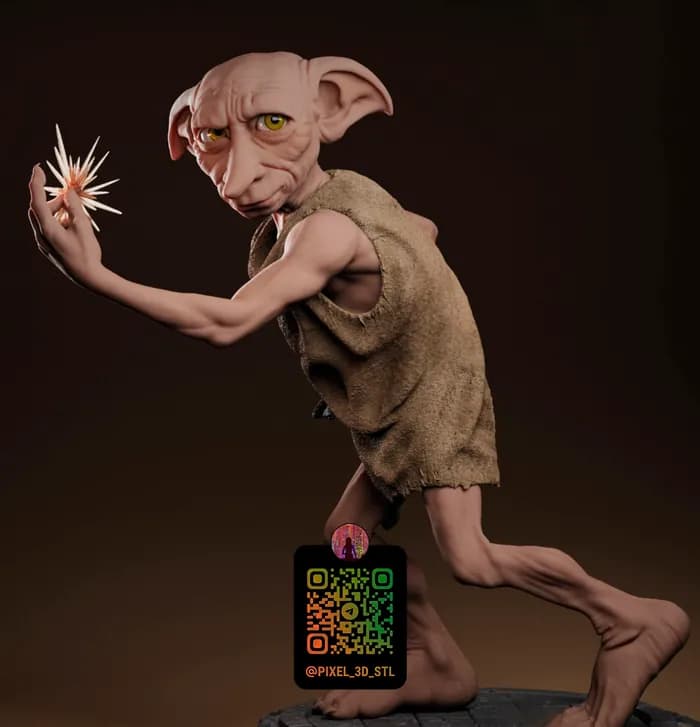 STL - Dobby, el elfo doméstico