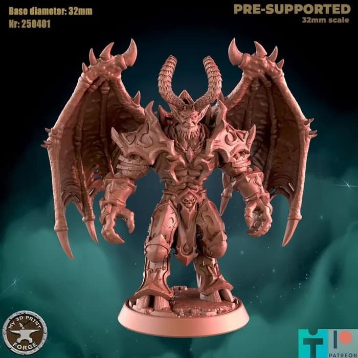 STL - dread lord tichondrius render 2