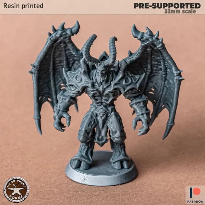 STL - dread lord tichondrius render 3