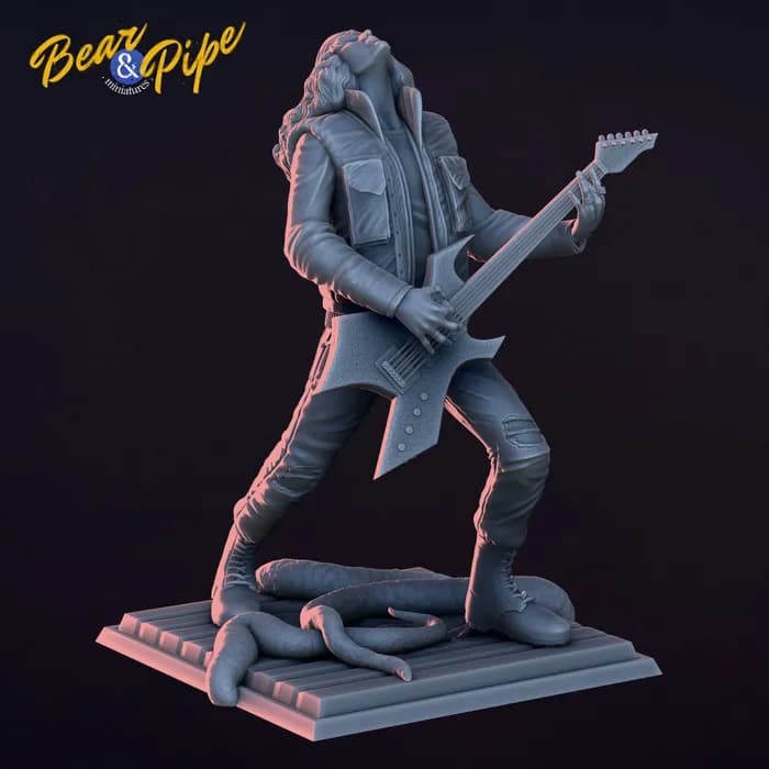STL - eddie munson by parts render 2