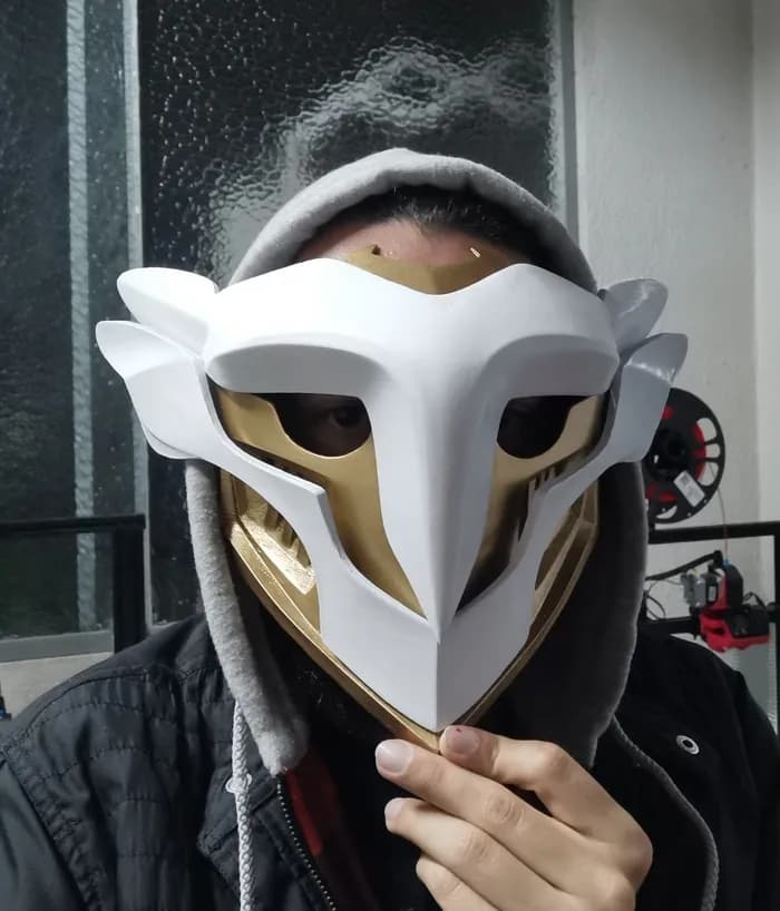 STL - ekko firelight mask render 1
