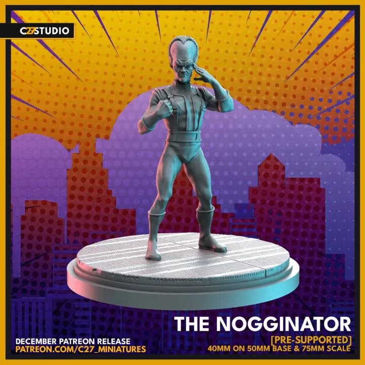 STL - El Nogginator figura render 1