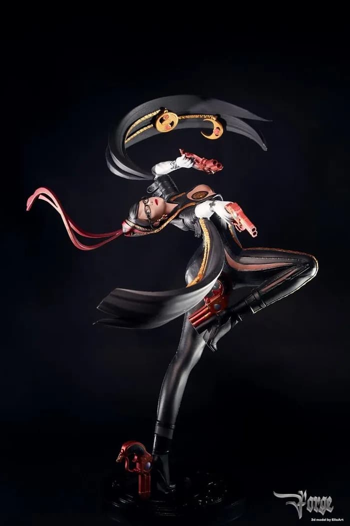 STL - ellaart bayonetta render 1
