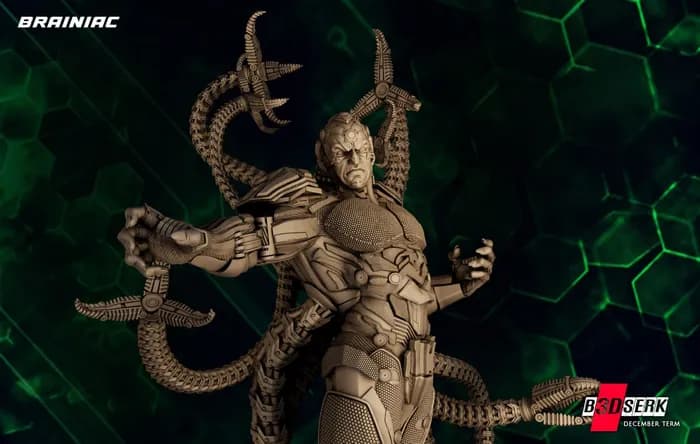 STL - Escultura Brainiac render 3