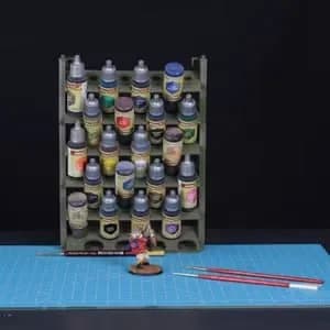 STL - Estante para pinturas de modelismo render 1