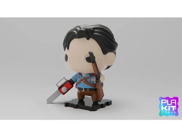 STL - evil dead ash render 3