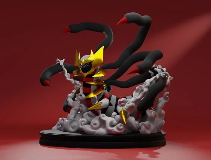 STL - exclusive giratina diorama pokemon render 1