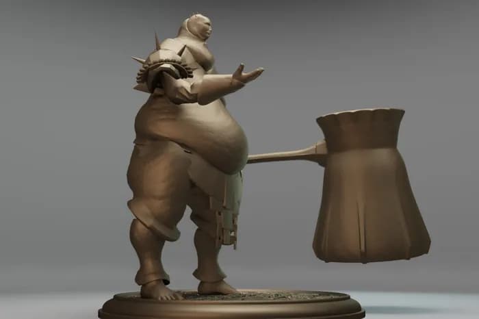 STL - executioner smough dark souls neoygeo20221018 61 11tz88a render 2