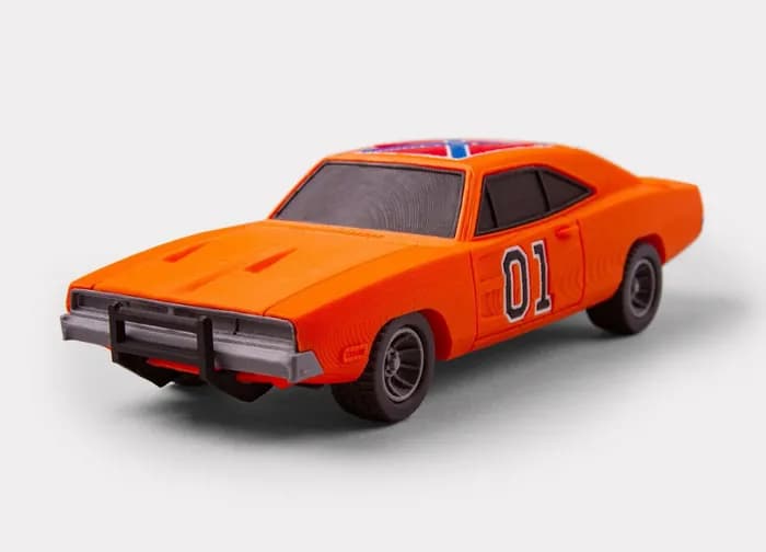 STL - fab365 foldable the dukes of hazzard dodge charger 1969 render 1
