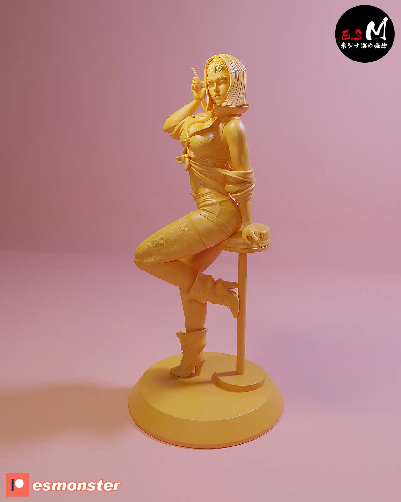 STL - Faye Valentine Cowboy Bebop render 4