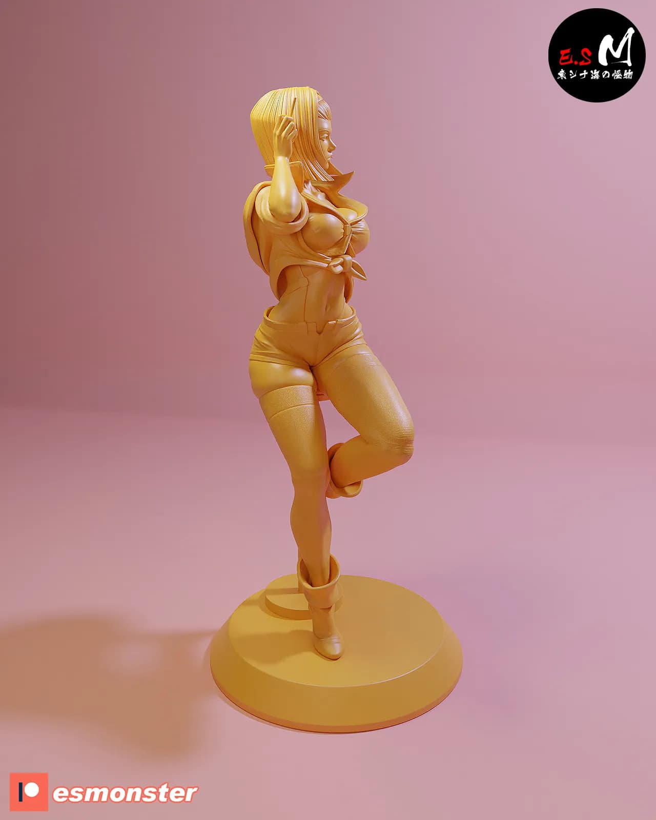 STL - Faye Valentine Cowboy Bebop render 5