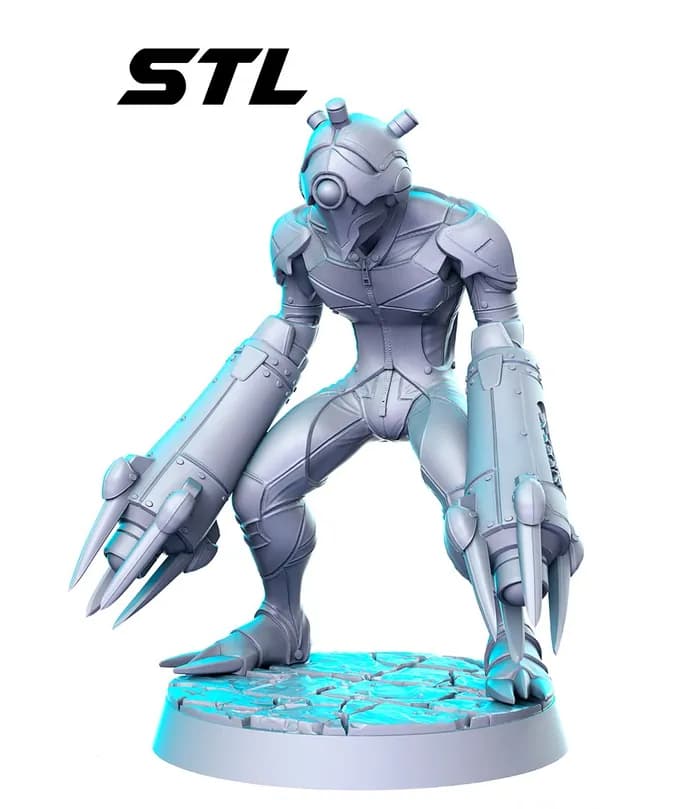 STL - fighter render 2