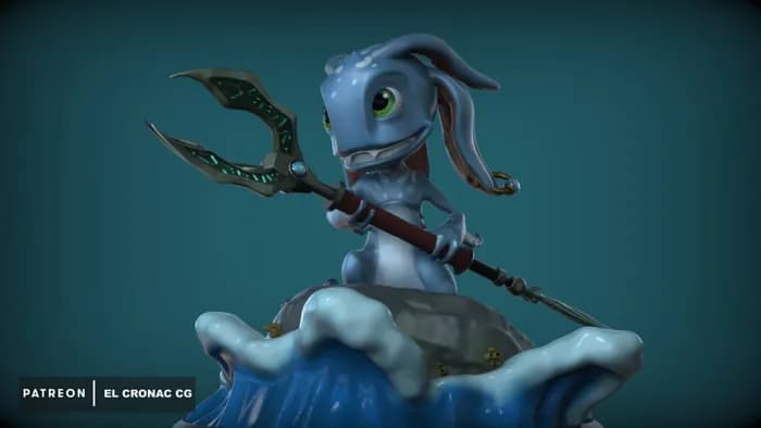 STL - Figura 3D de Fizz, el Bromista Lúdico render 2