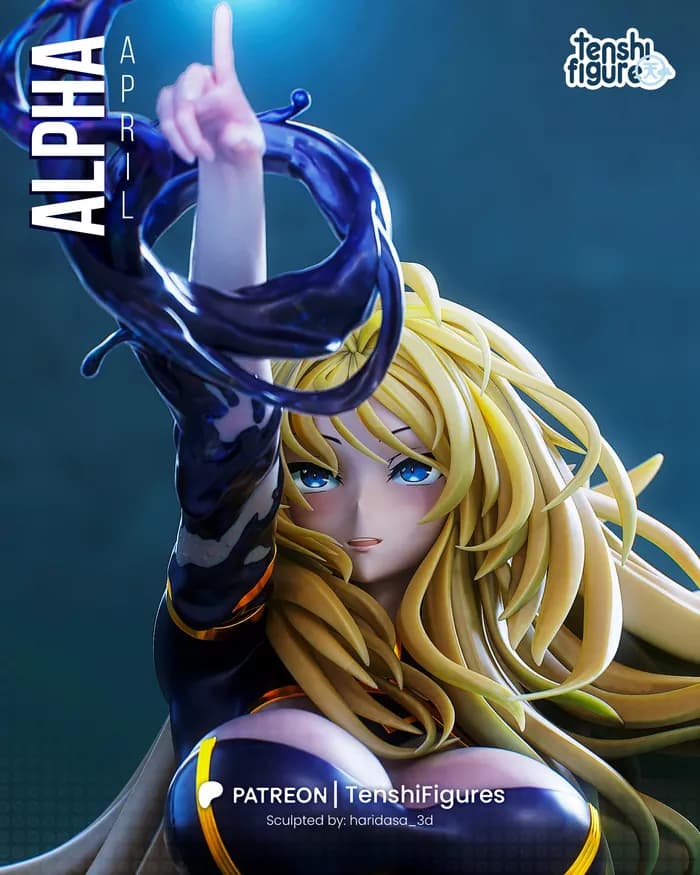 STL - Figura Alpha de The Eminence in Shadow render 5