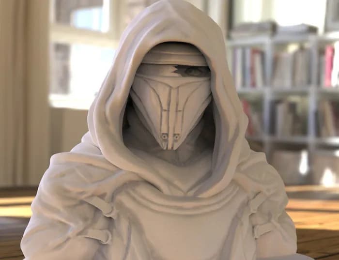 STL - Figura Darth Revan render 2