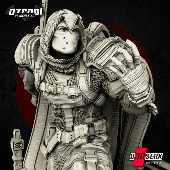 STL - Figura de Azrael Estilo Batman render 5