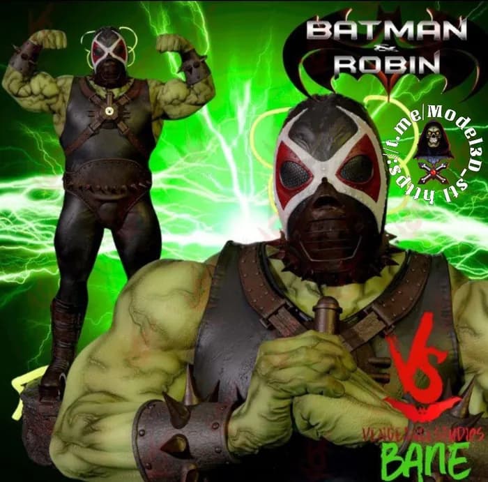 STL - Figura de Bane render 1