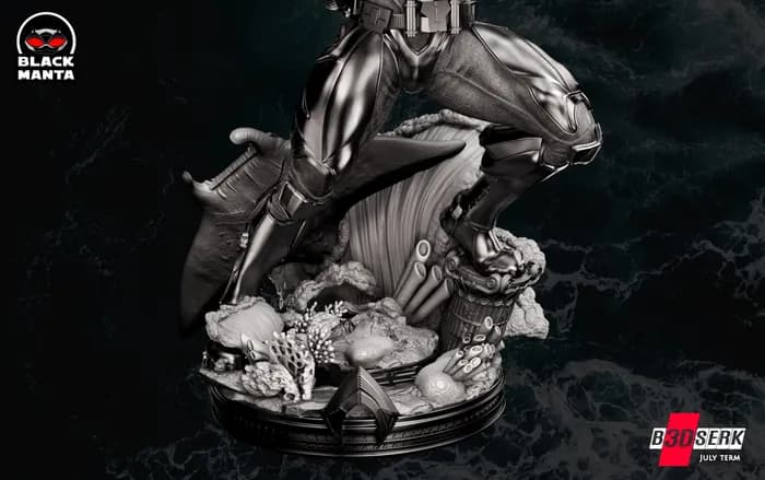 STL - Figura de Black Manta render 5