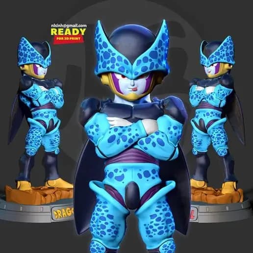 STL - Figura de Cell JR render 1