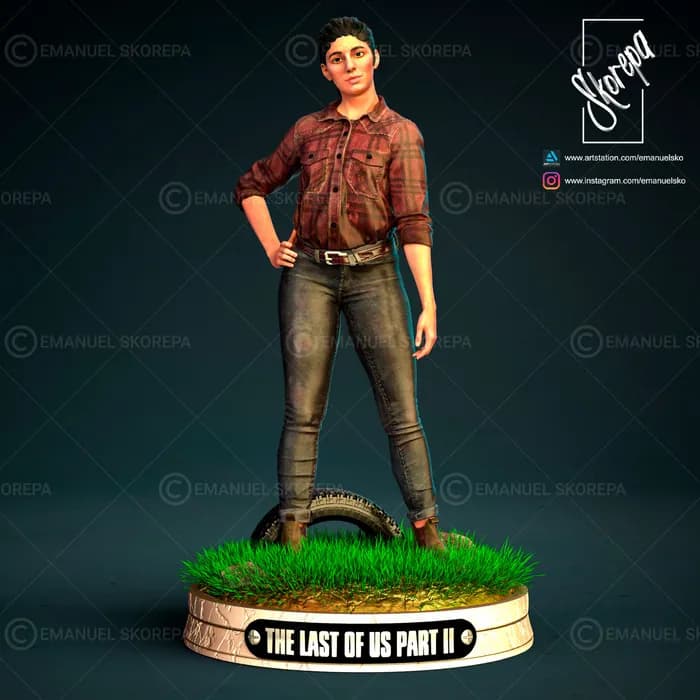 STL - Figura de Dina de The Last of Us Part II